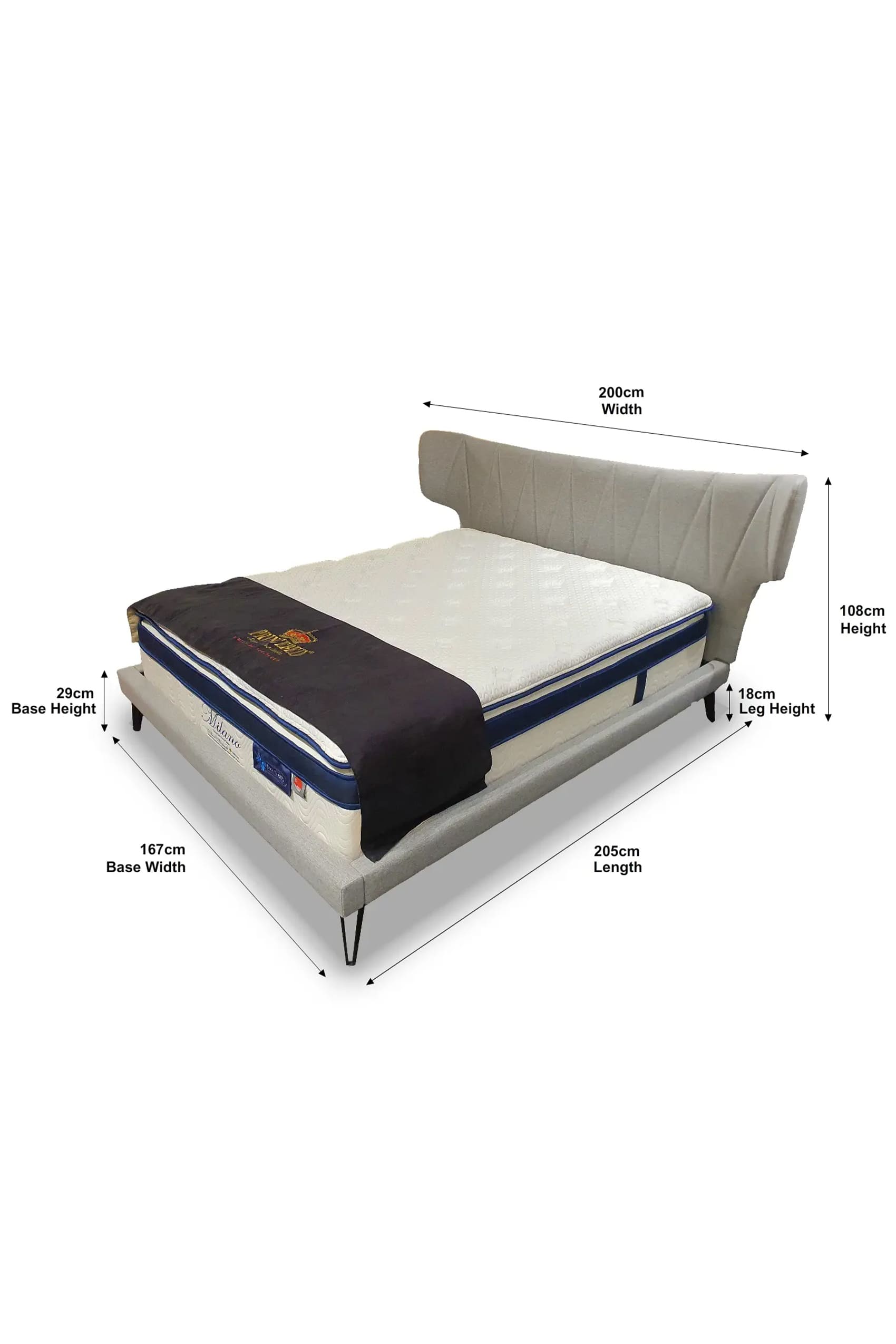 Daino Designer Bed Frame