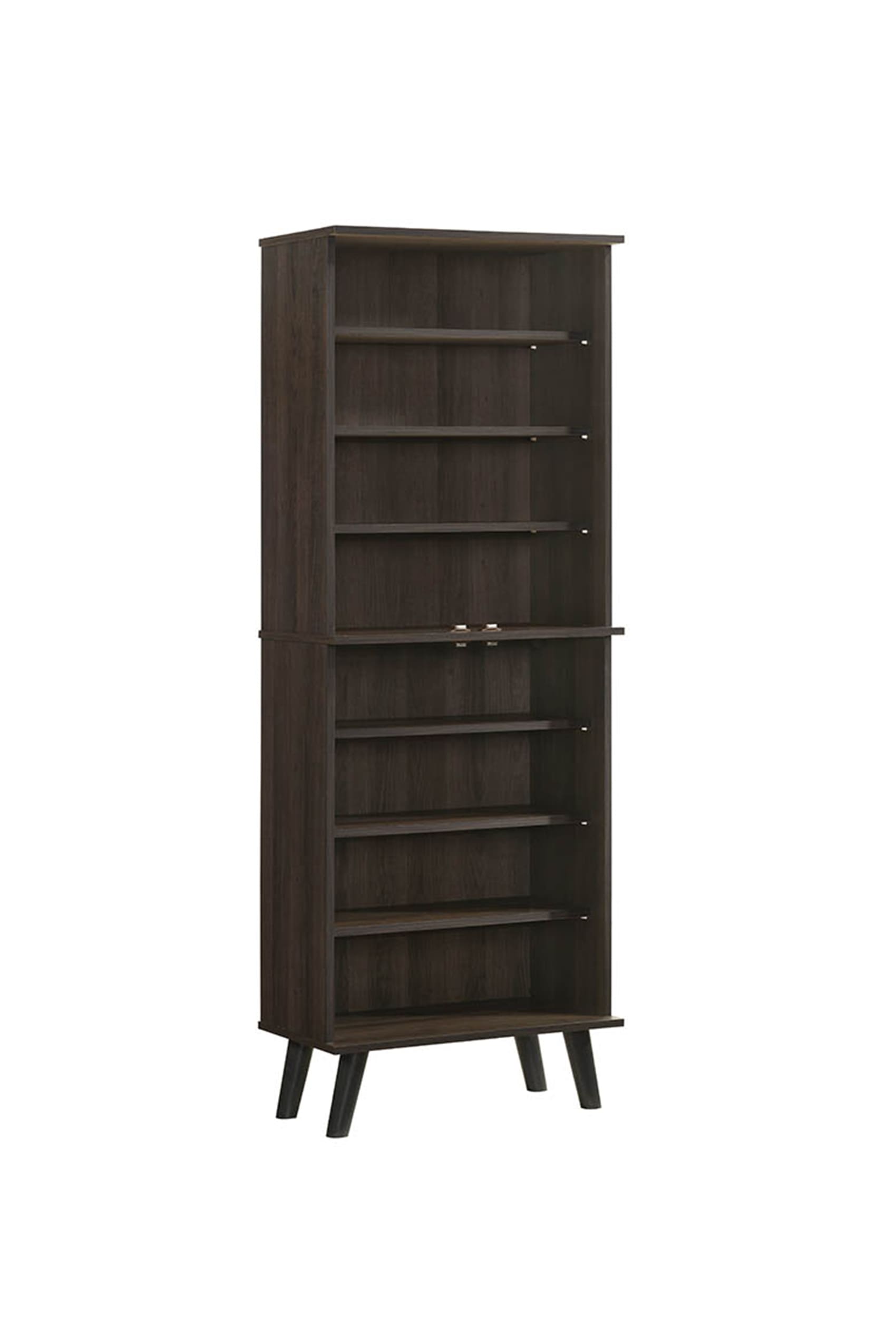 Jacob Walnut Double Deck Shoe Cabinet