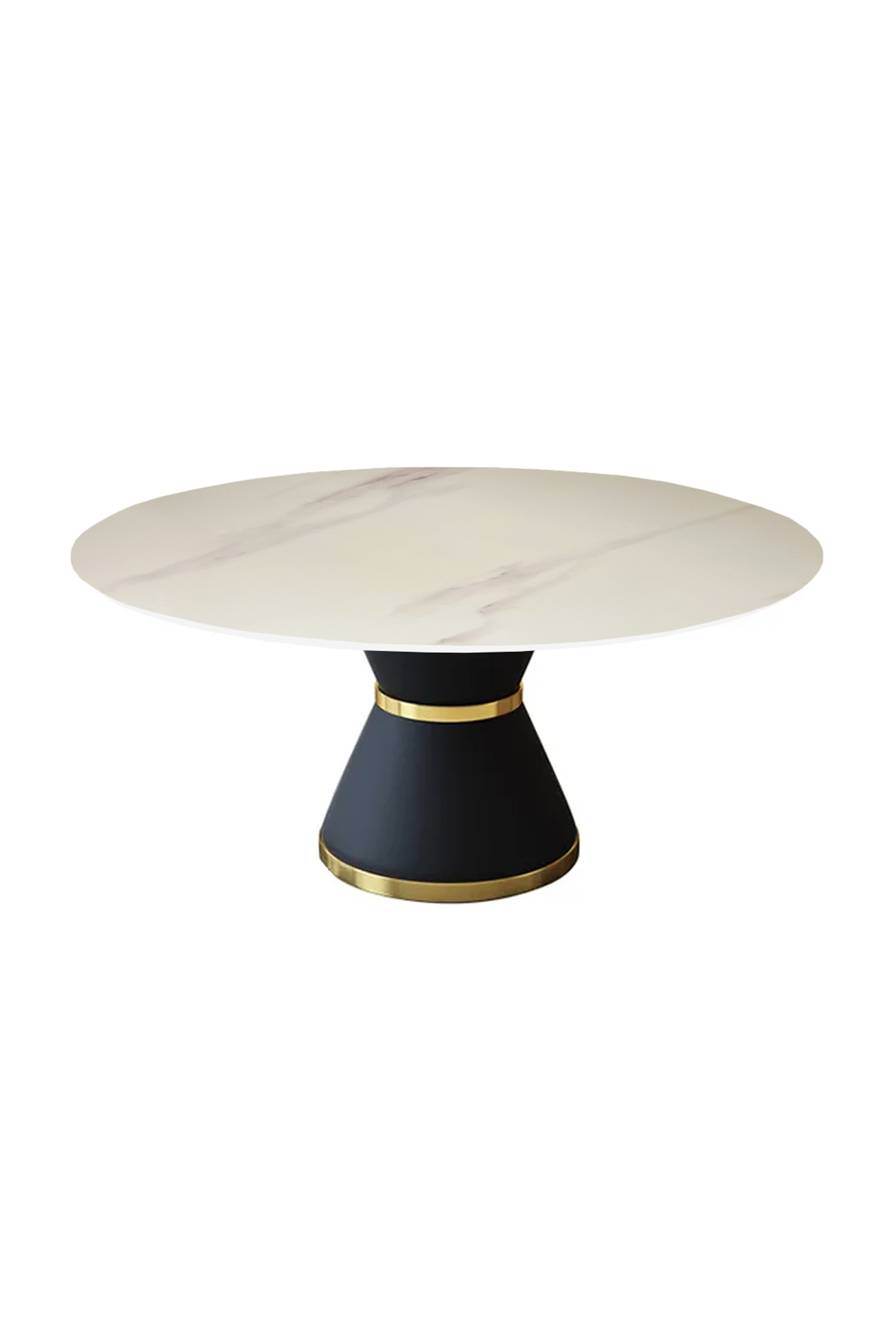 Agapecasa Cultured Marble Venus White Dining Table
