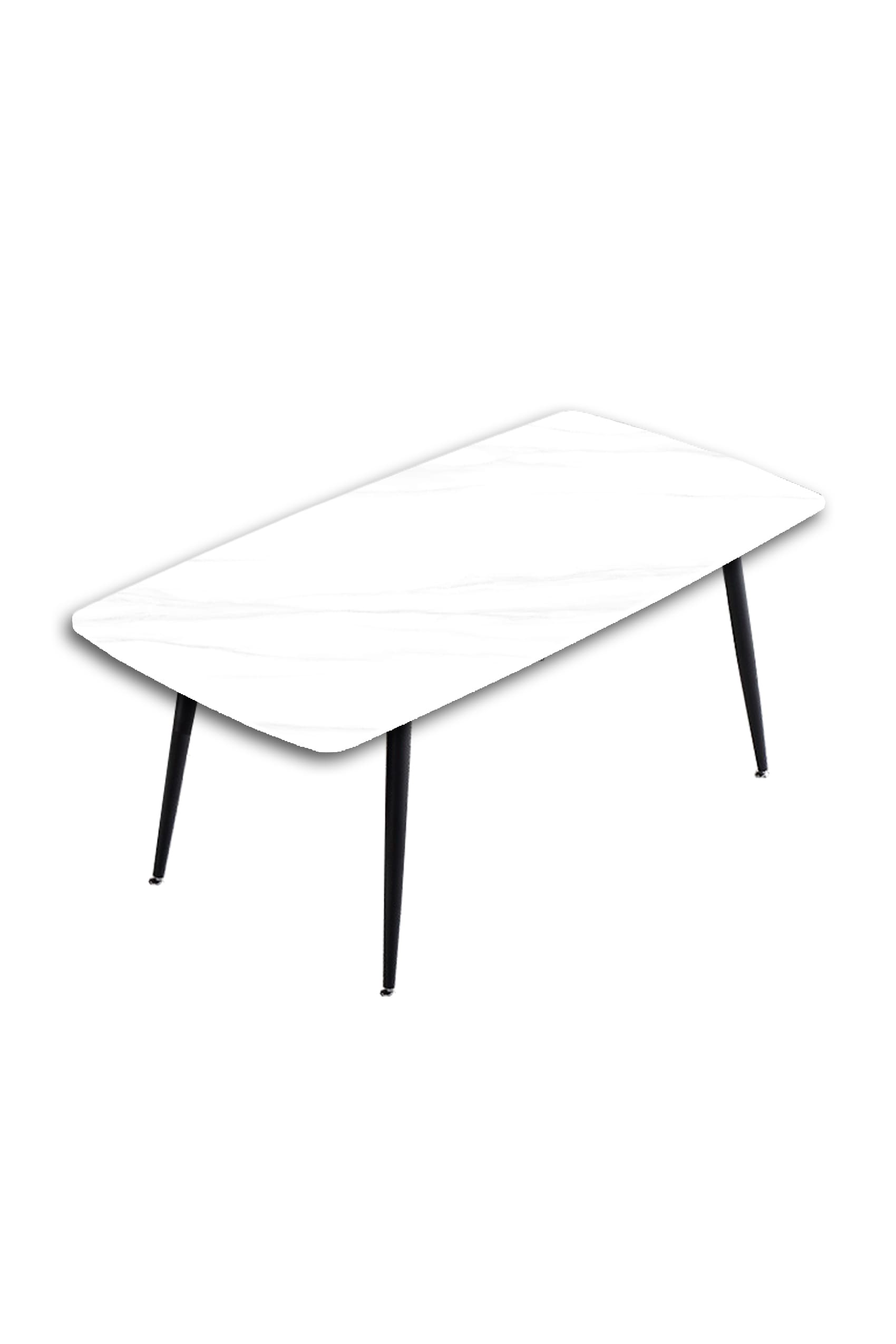 Beto White Sintered Stone Dining Table