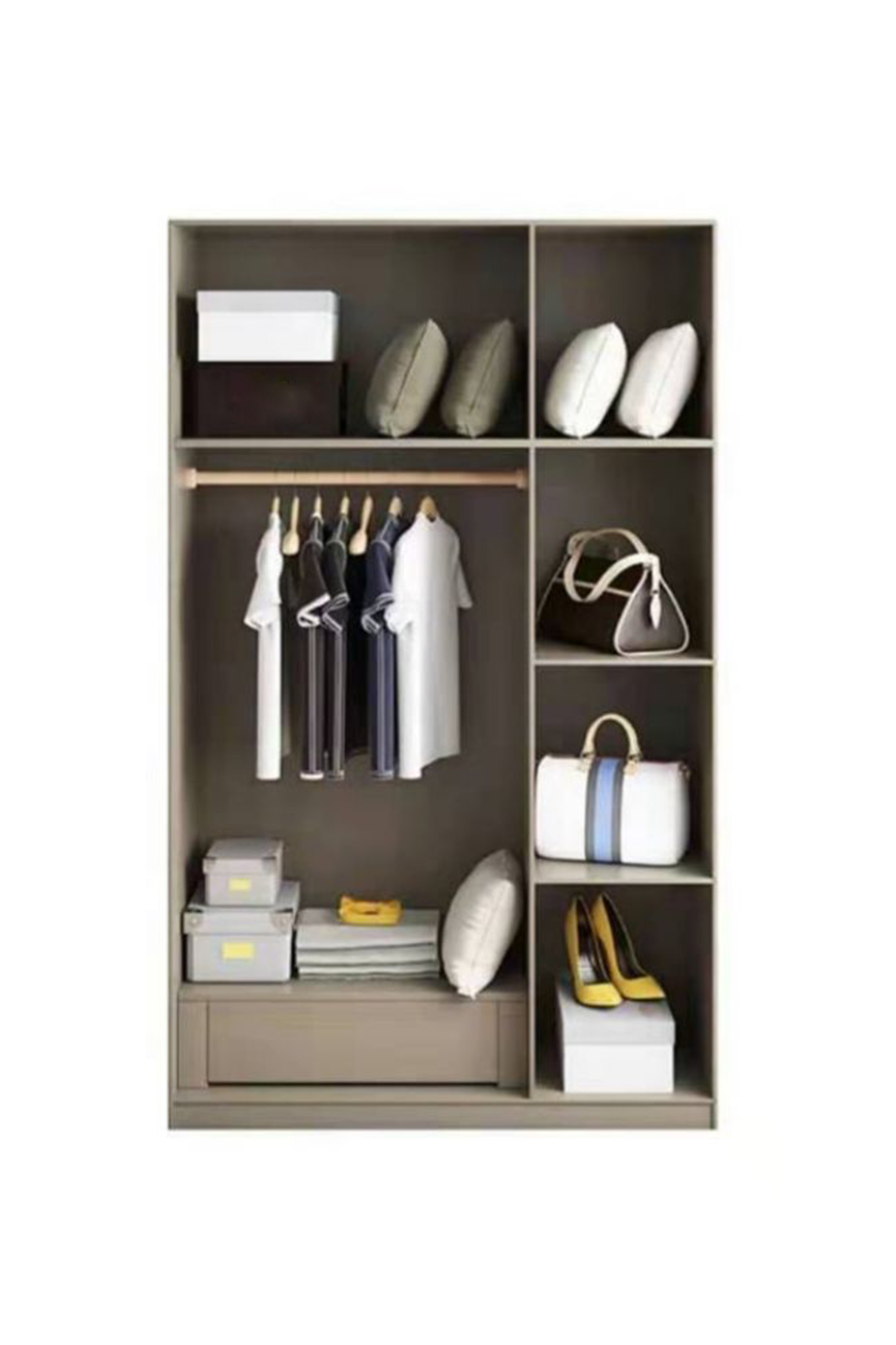 Derovere 3 Door Wardrobe