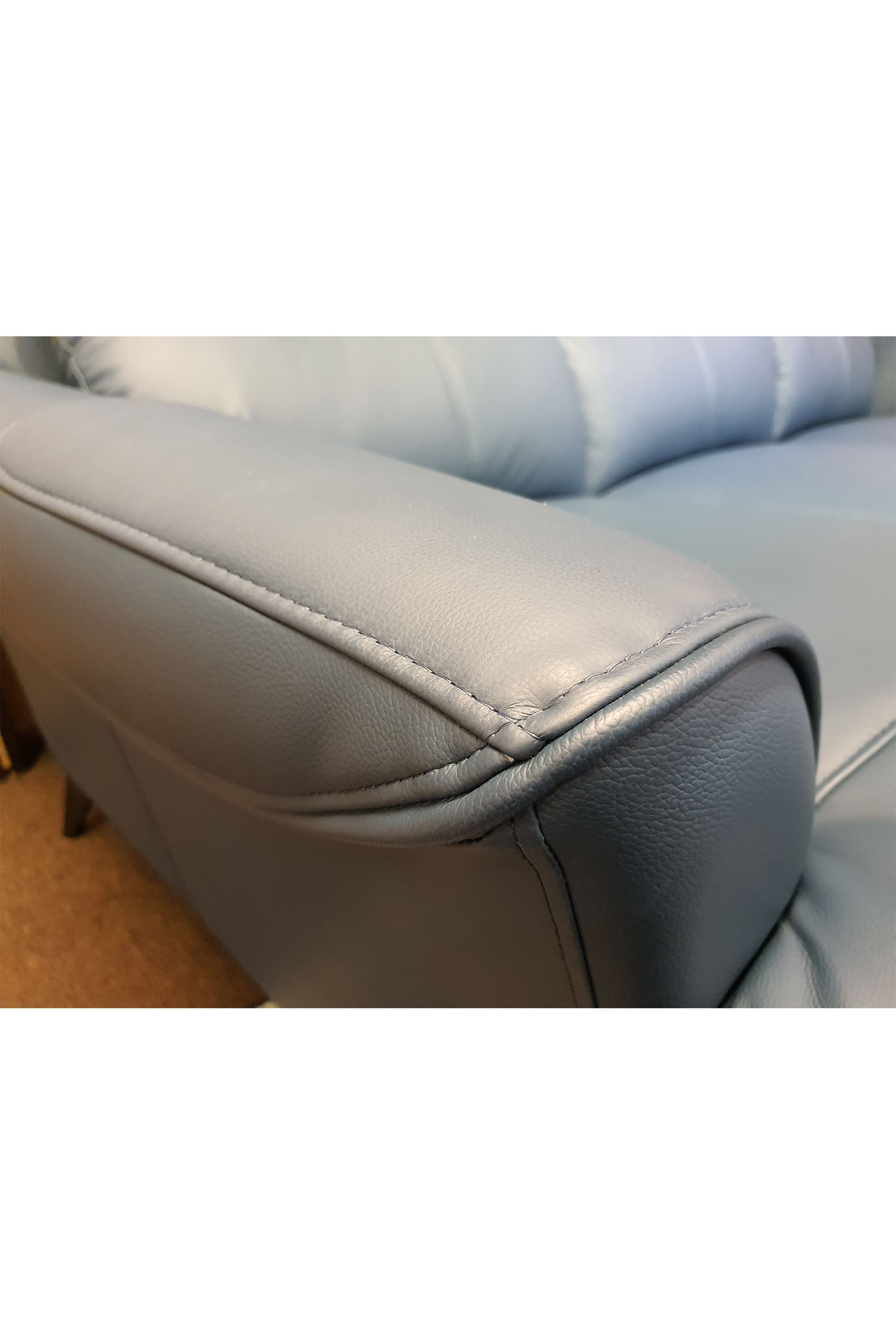 Gatto Leather Seater Sofa with High Backrest