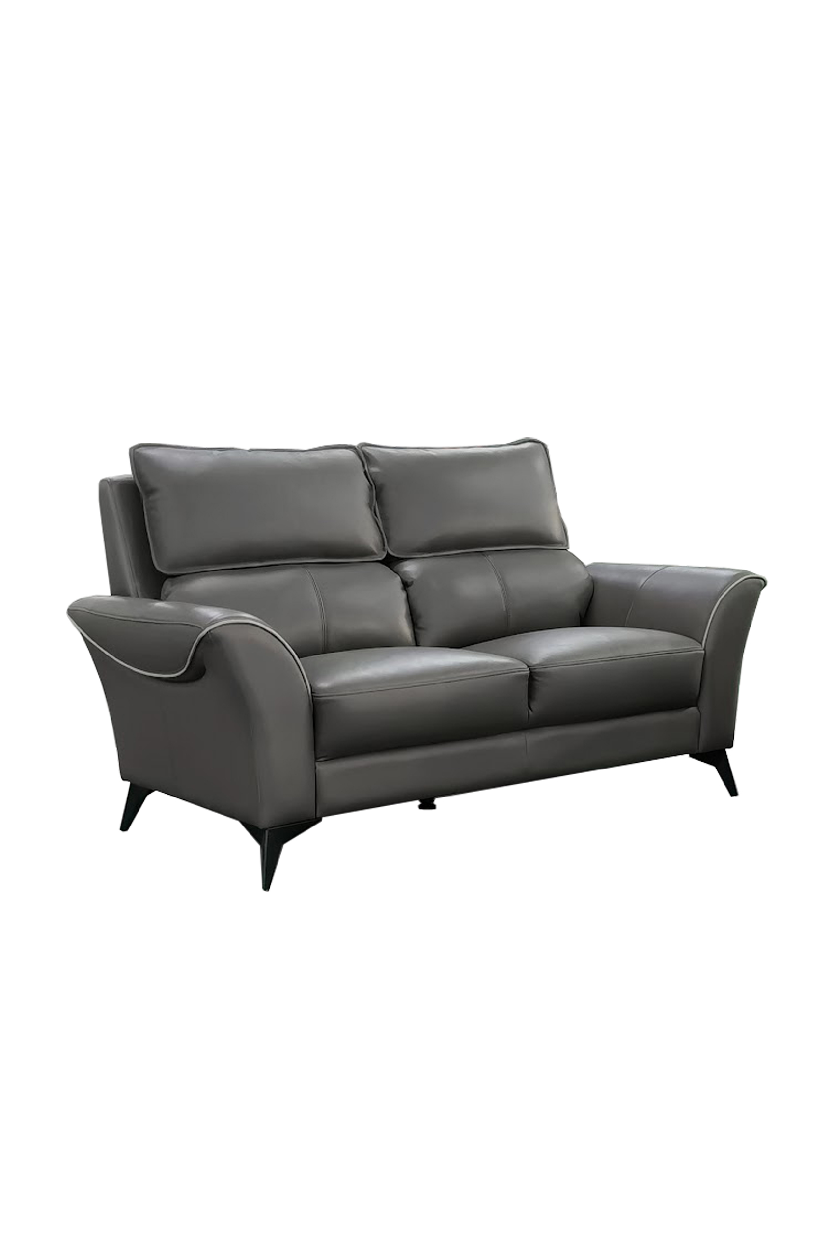 Gatto Leather Seater Sofa with High Backrest
