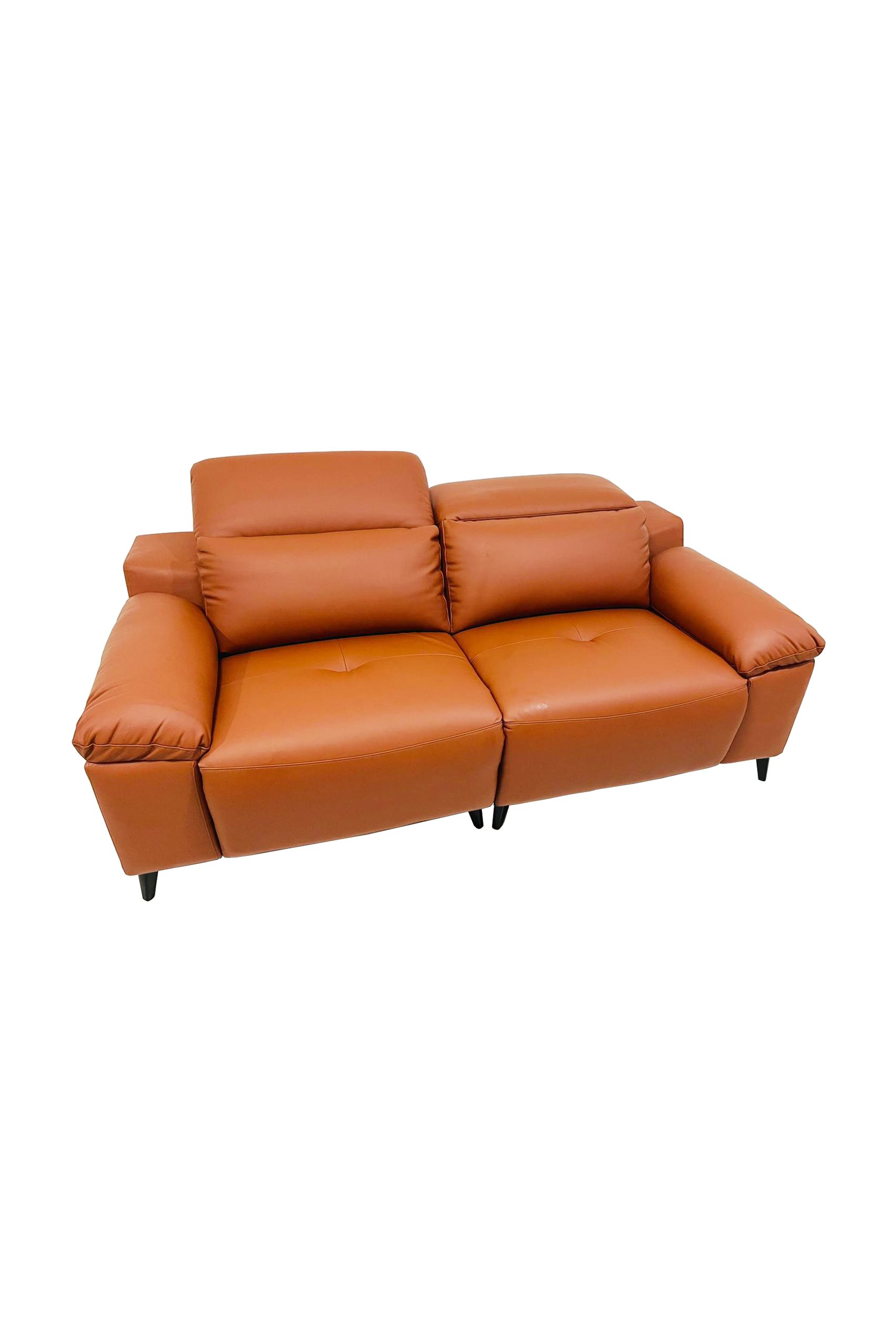 Giovanna Leather Sofa with Recliner
