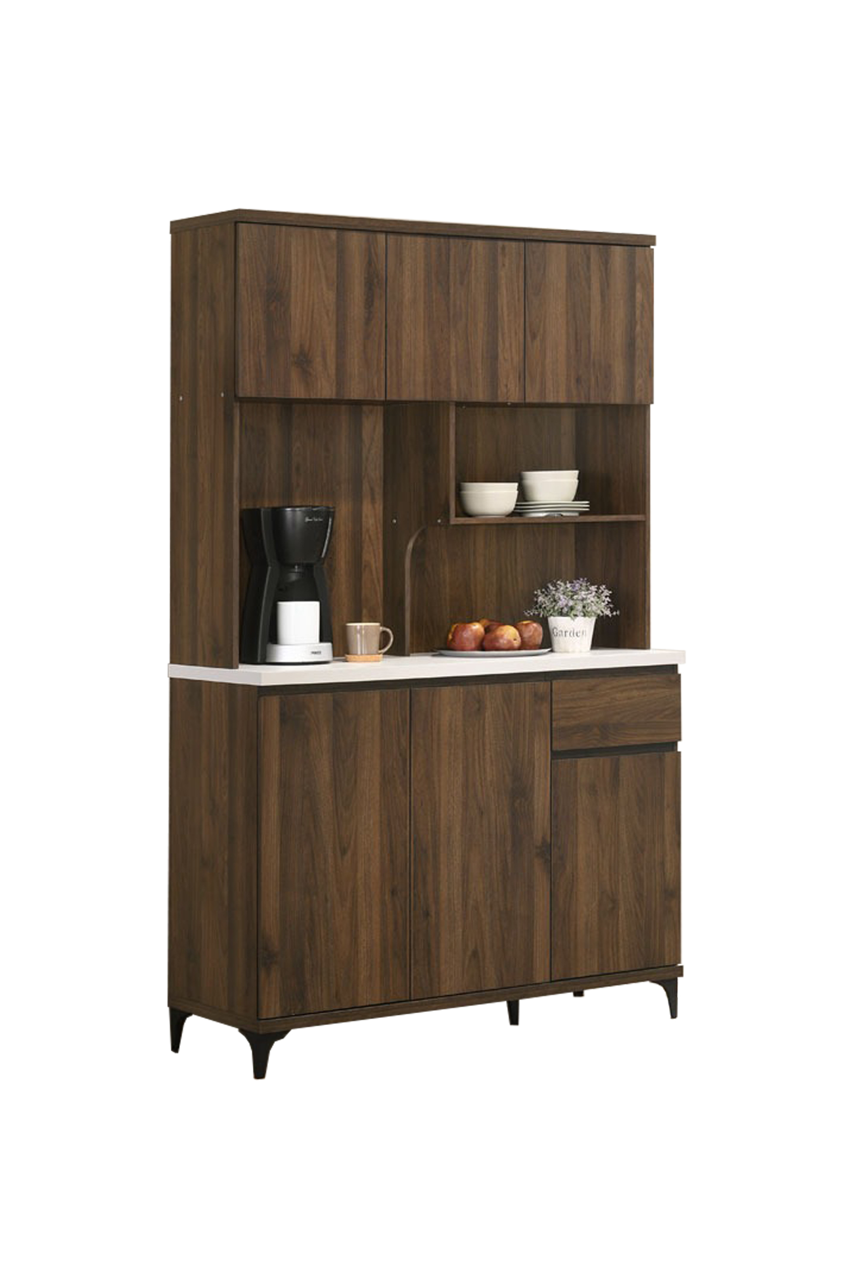 Pele Tall 4ft Kitchen Cabinet