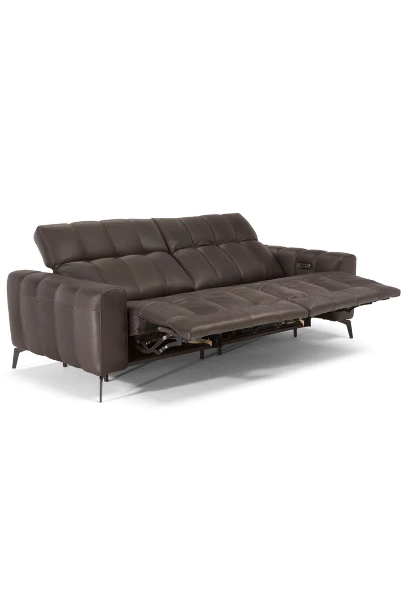 Pesaro Leather Sofa with Dual Recliner