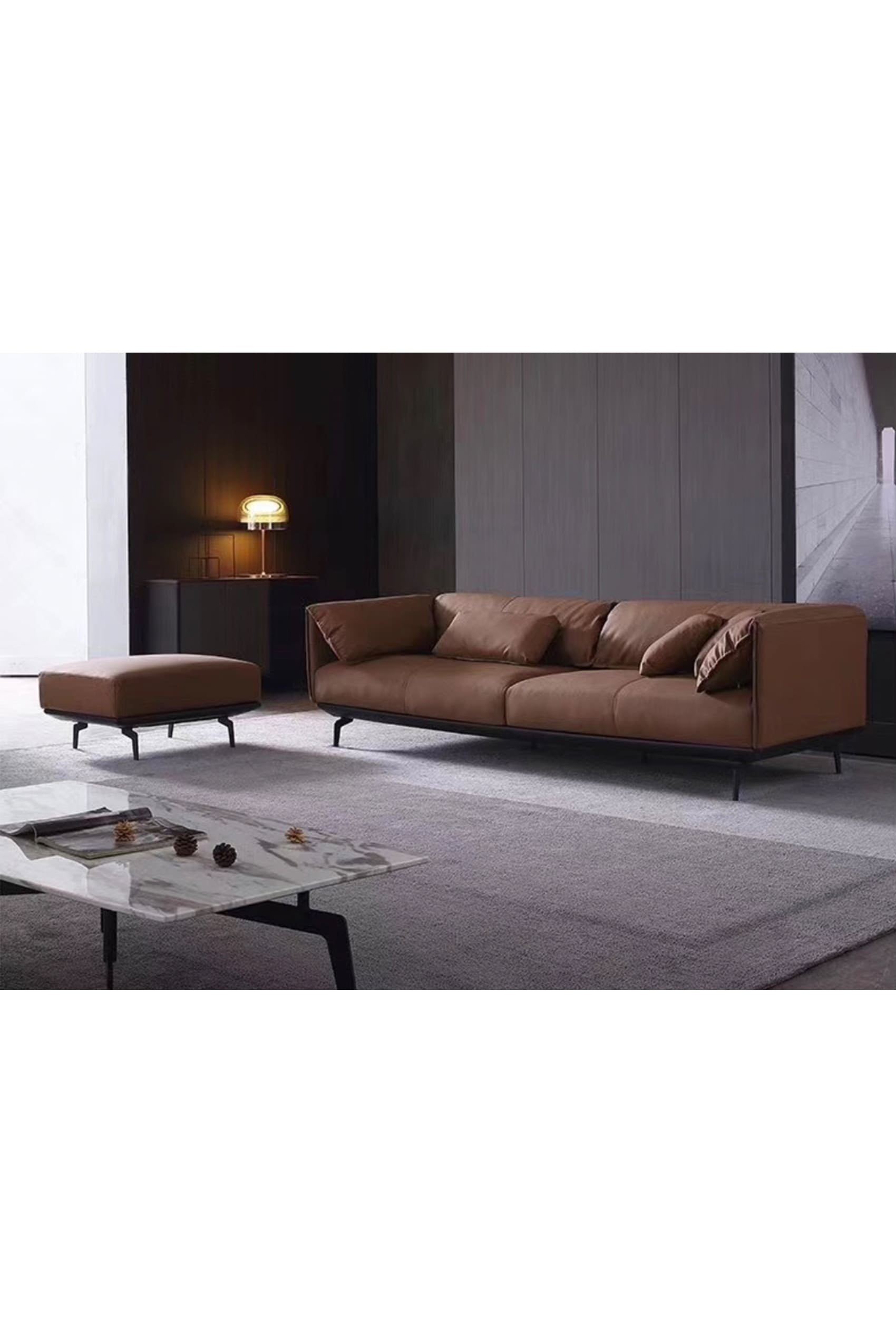 Zorah Leather Sofa