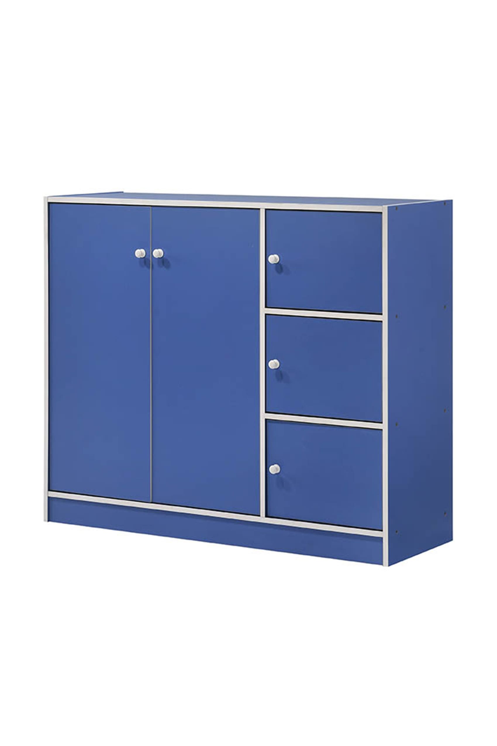 5 Door Blue Children Multipurpose Cabinet
