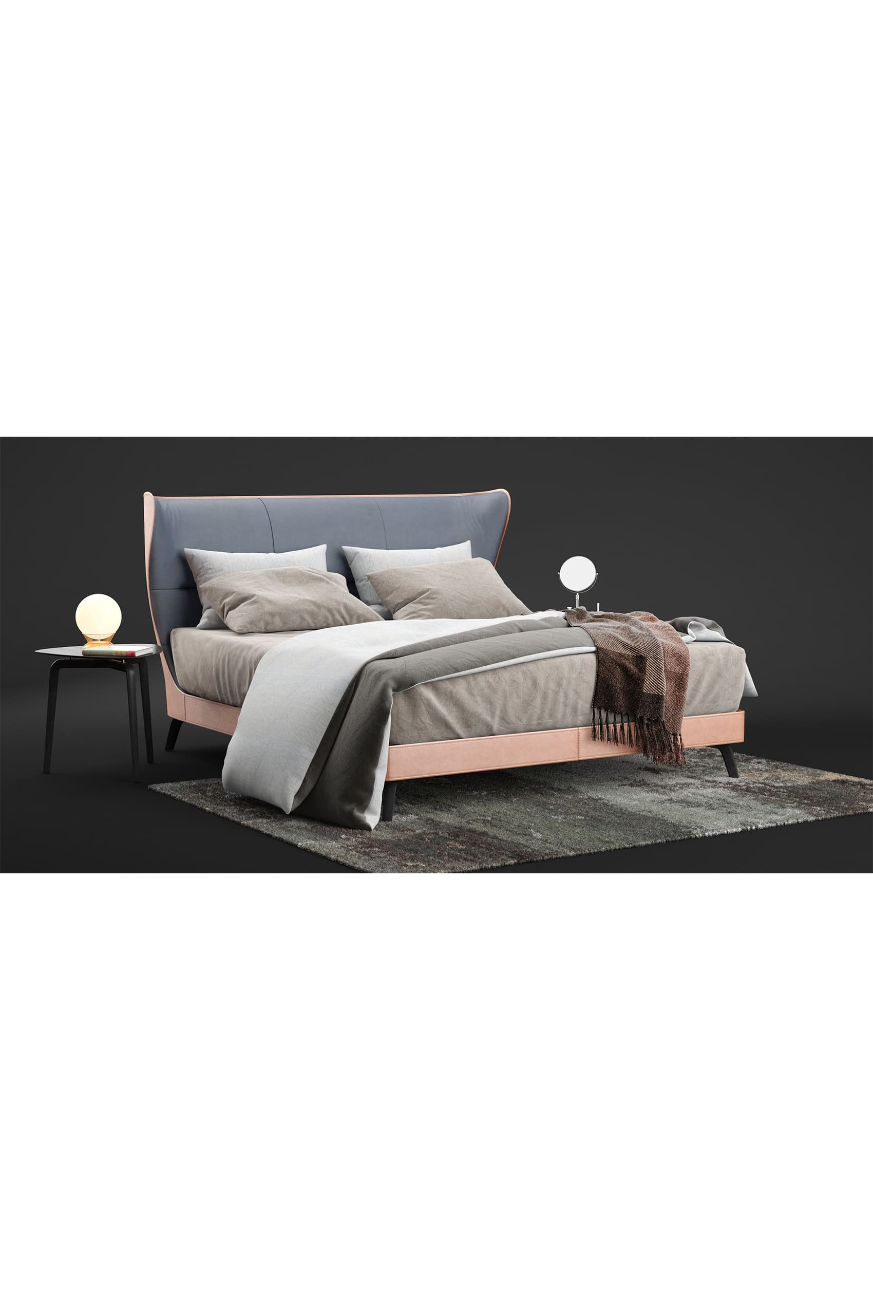 Lurano Designer Bed Frame