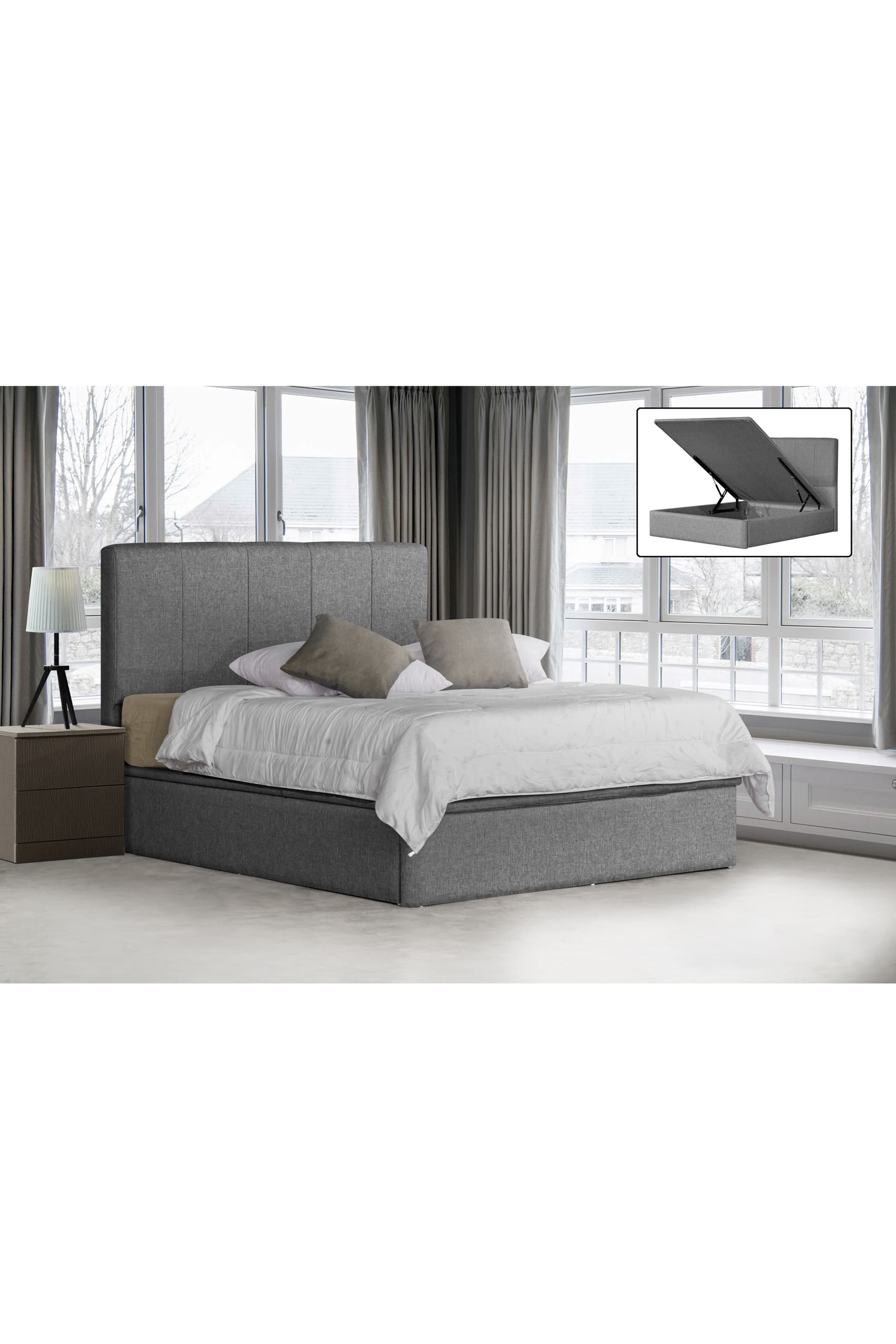 Flavia Storage Bed Frame