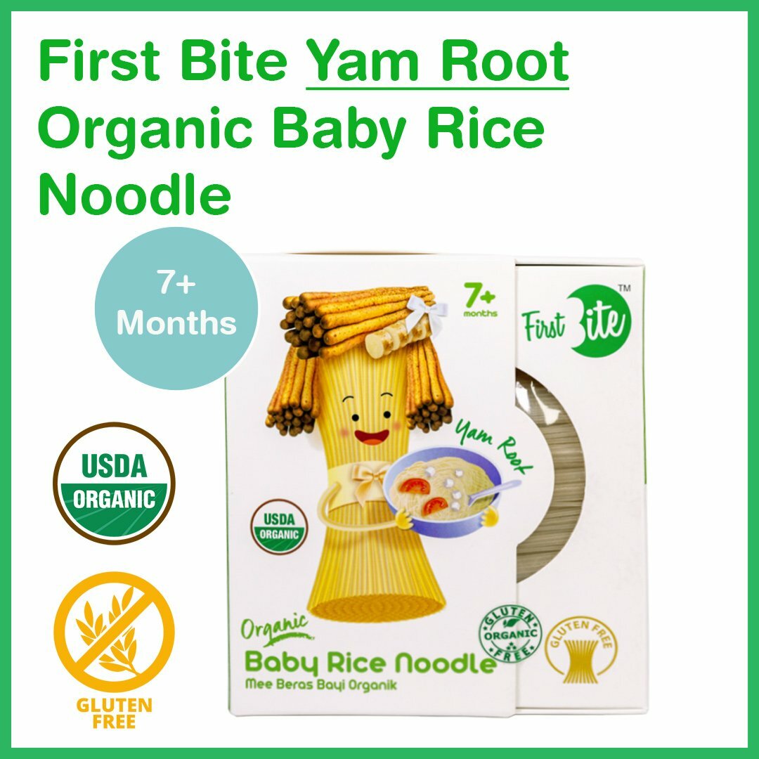 First Bite Organic Baby Rice Noodle (Gluten Free) Yam Root
