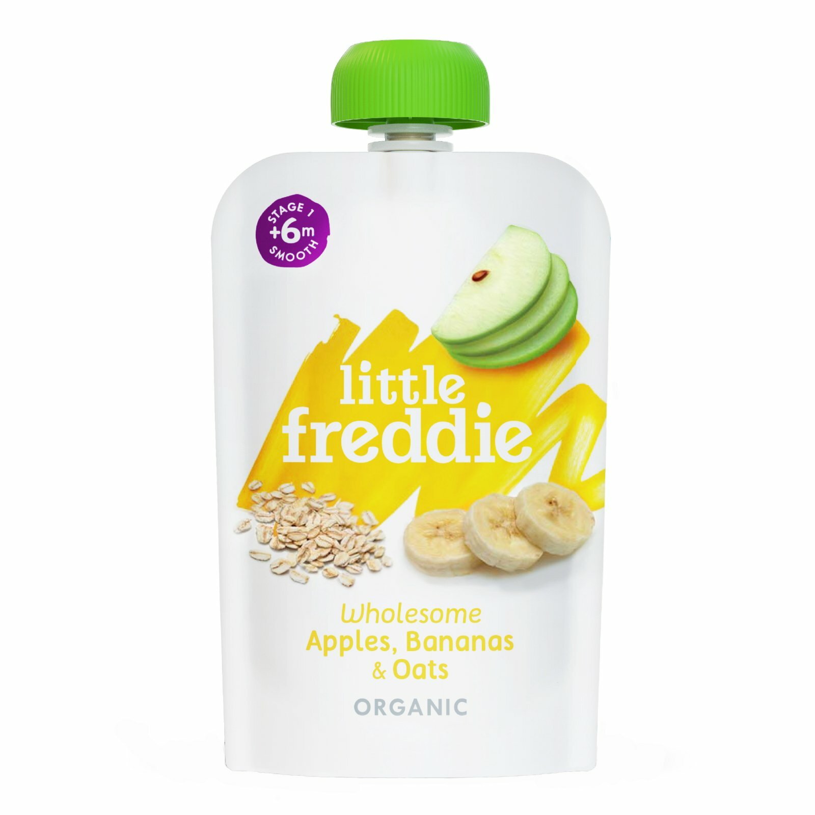 Little Freddie Wholesome Apples , Bananas & Oats - 100g  EXP:22/03/2023	