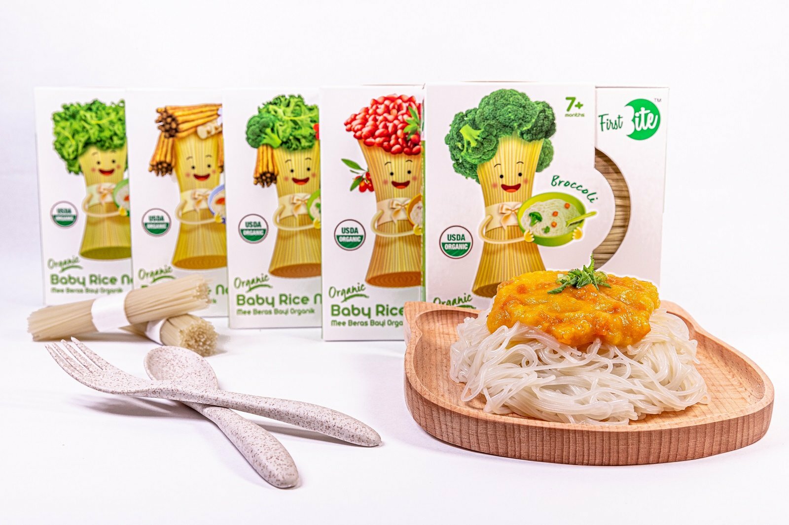 First Bite Organic Baby Rice Noodle (Gluten Free) Yam Root