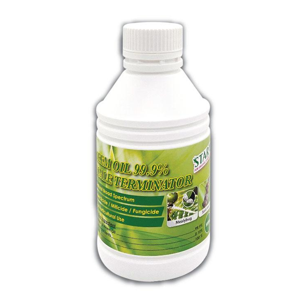 STARX Neem Oil 99.9% Garden Insecticide, Fungicide & Miticide (500ml / 1L)