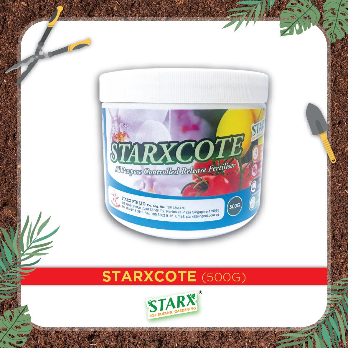 STARXCOTE Slow Release Fertiliser NPK 15 + 15 + 15 + TE (500g / 1kg)