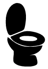 Black Decal - Toilet Bowl V1 - MyDreamVibe.Co