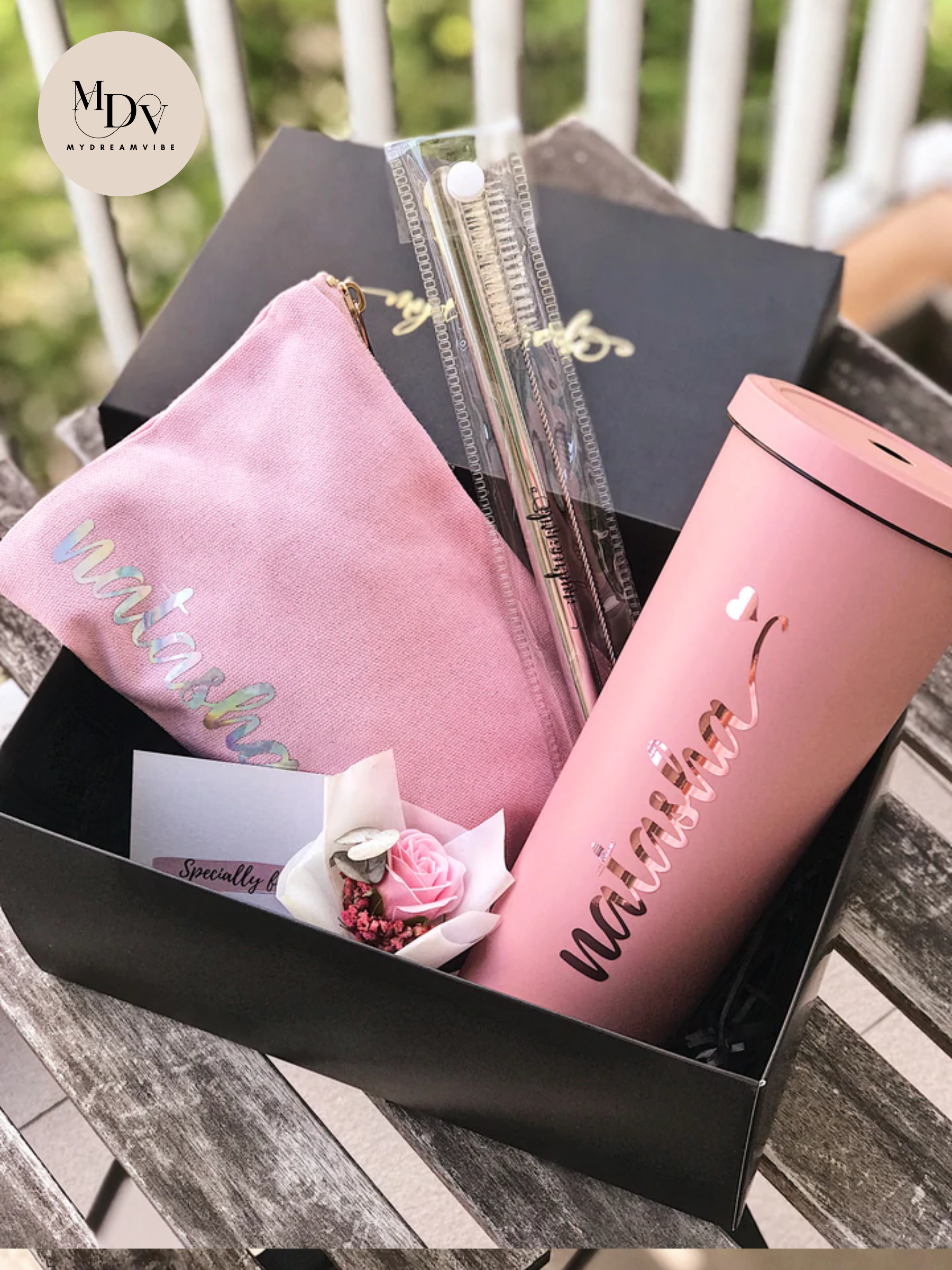 750ml Bubble Tea Tumbler With Canvas Pouch (Option to Add Wooden Box) *More Colours-MyDreamVibe.Co