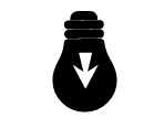 Black Decal - Downlight-MyDreamVibe.Co
