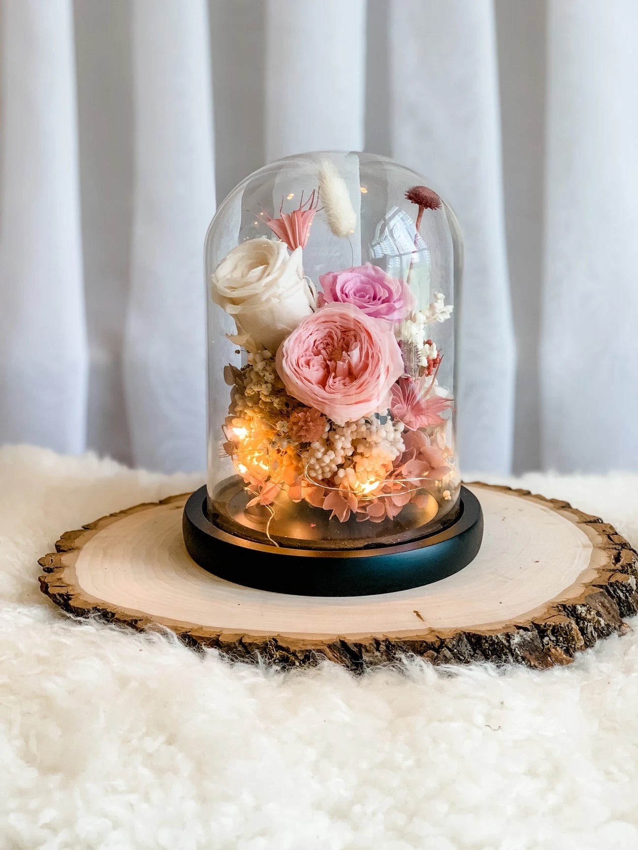 Light of My Life Floral Dome - Floraison Blooms-MyDreamVibe.Co