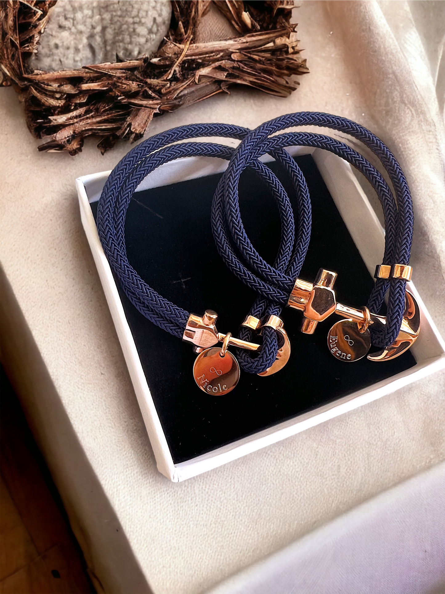 Anchor Bracelet - Couple Set