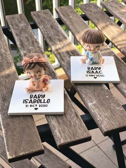 Baby Girl with Milk Bottle (Sitting) Deco Display-MyDreamVibe.Co