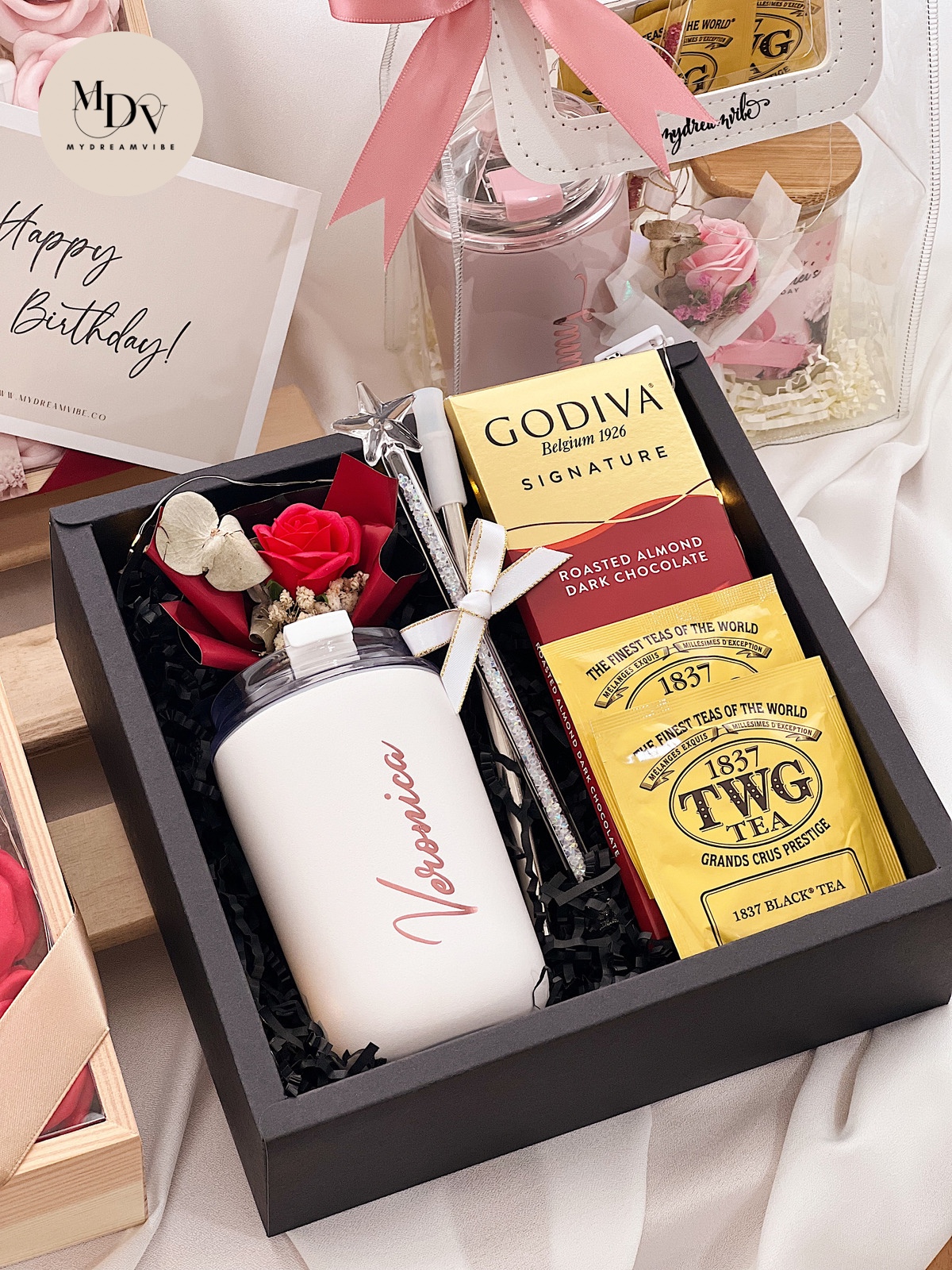 [GIFT A TREAT] : Luxurious Tea and Chocolate Experience Gift Box