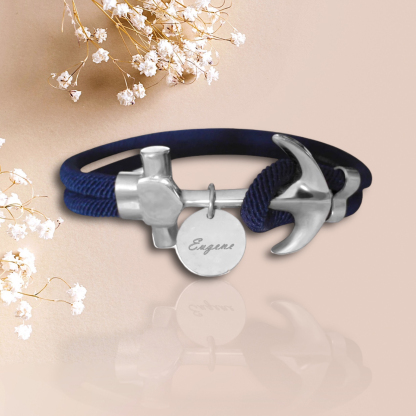 Anchor Bracelet - Silver