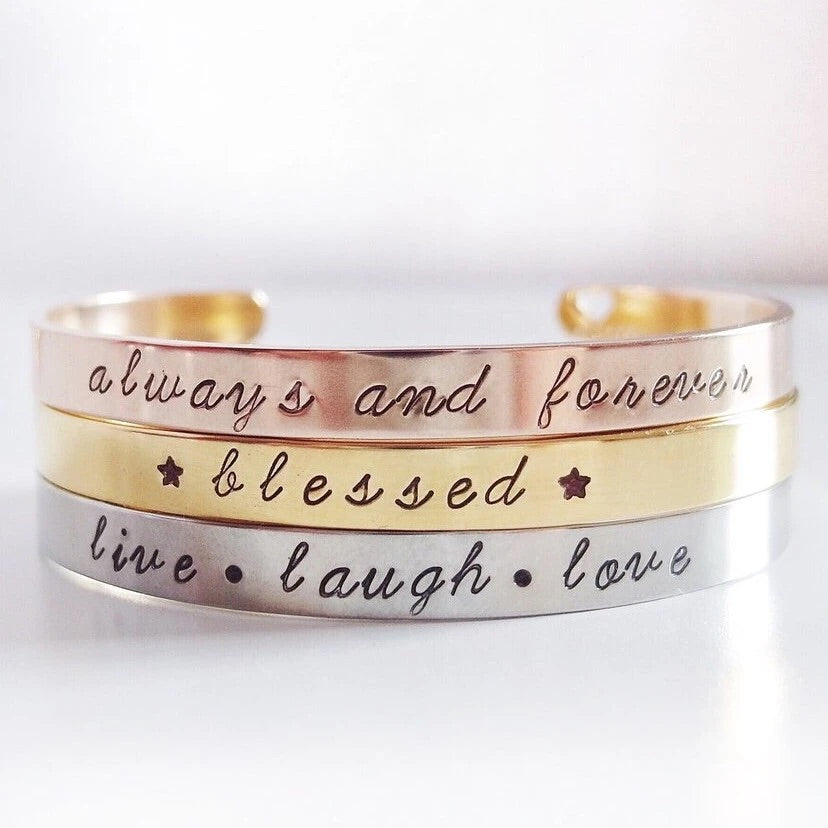 High Polished : Say It On Your Wrist Bangles-MyDreamVibe.Co