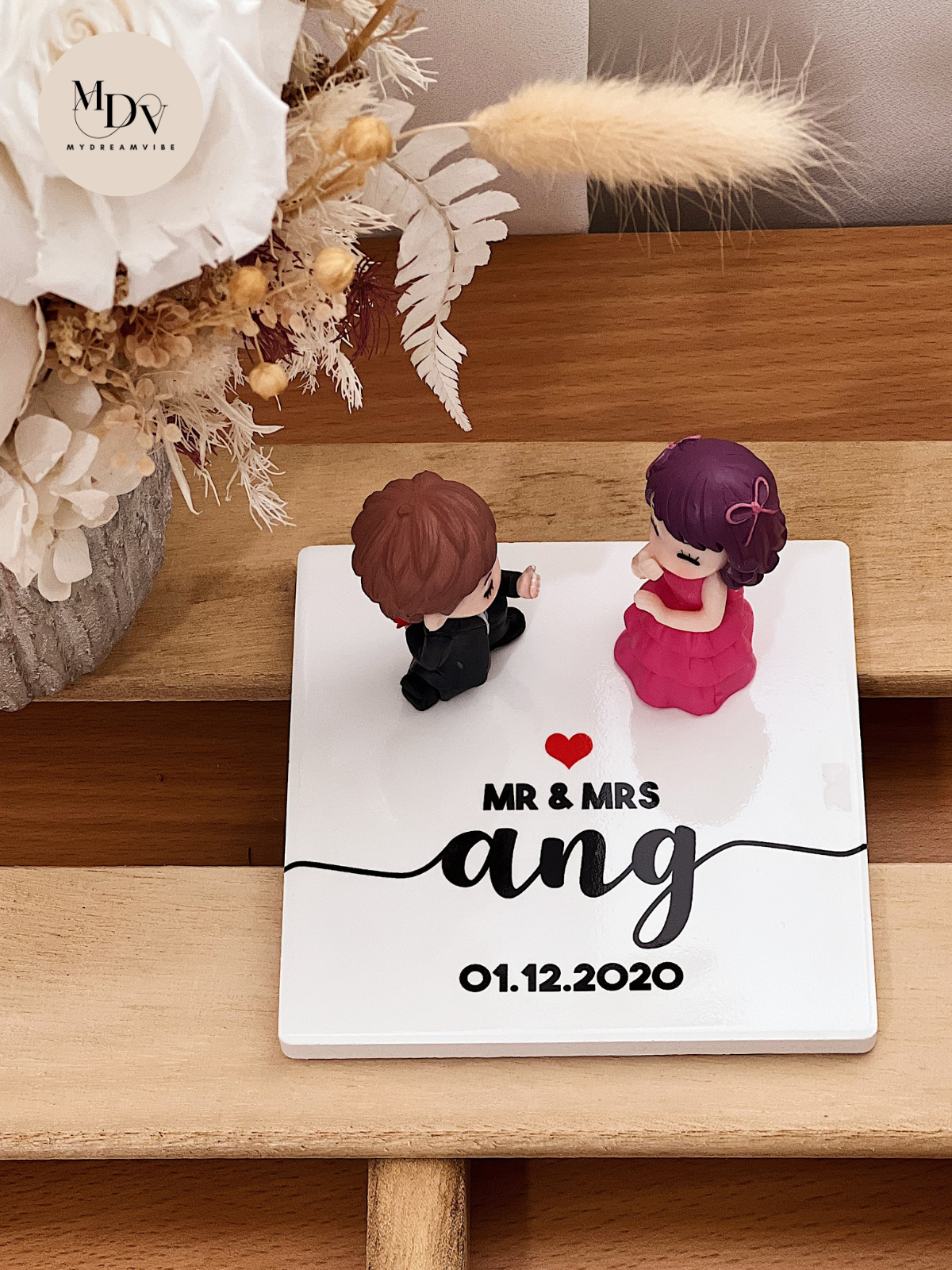 Wedding Gift - Wedding Engagement Ring Holder - PRINTED