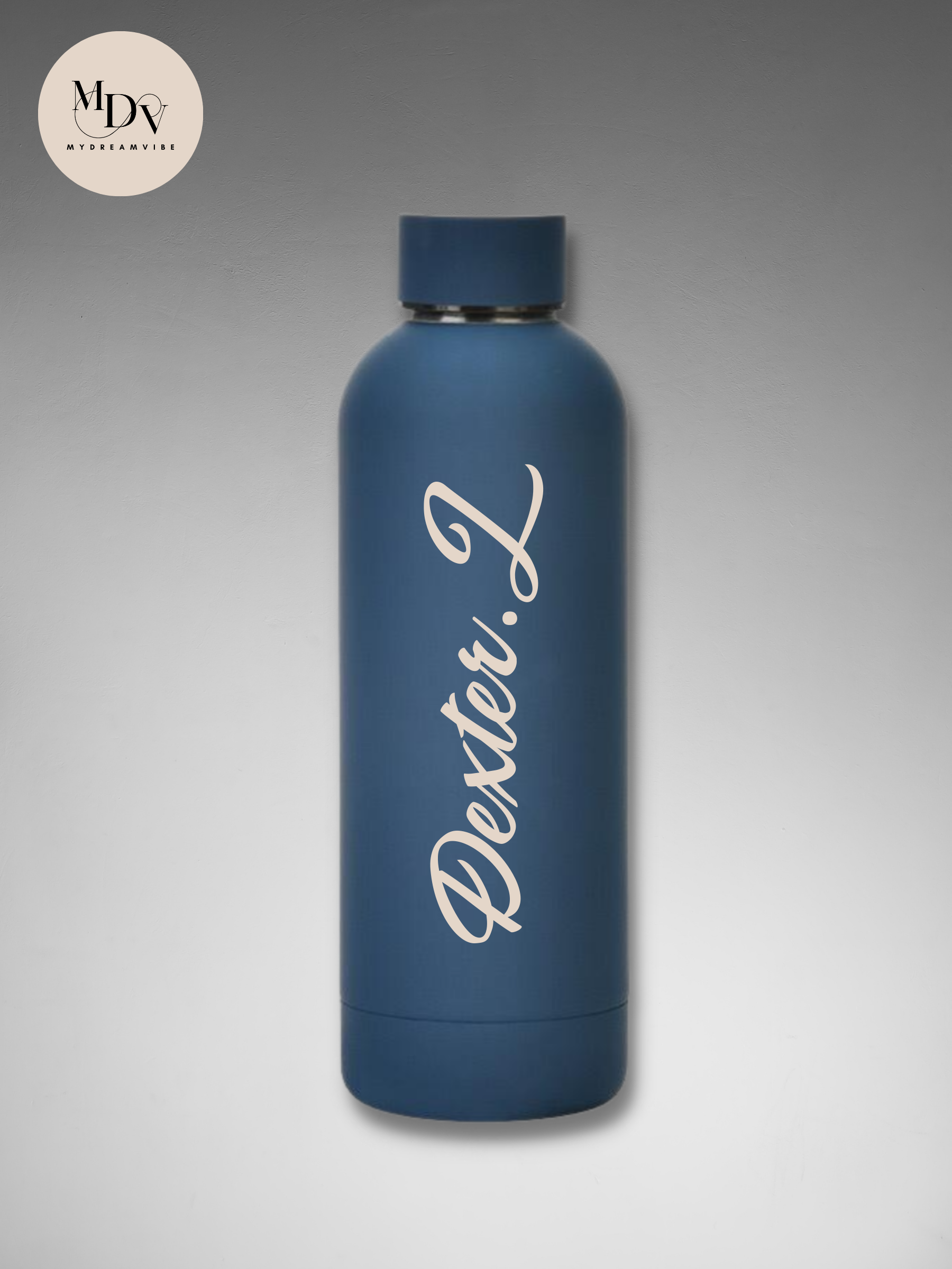 500ml Double Wall Stainless Steel Vacuum Insulated Bottle - NAVY BLUE-MyDreamVibe.Co