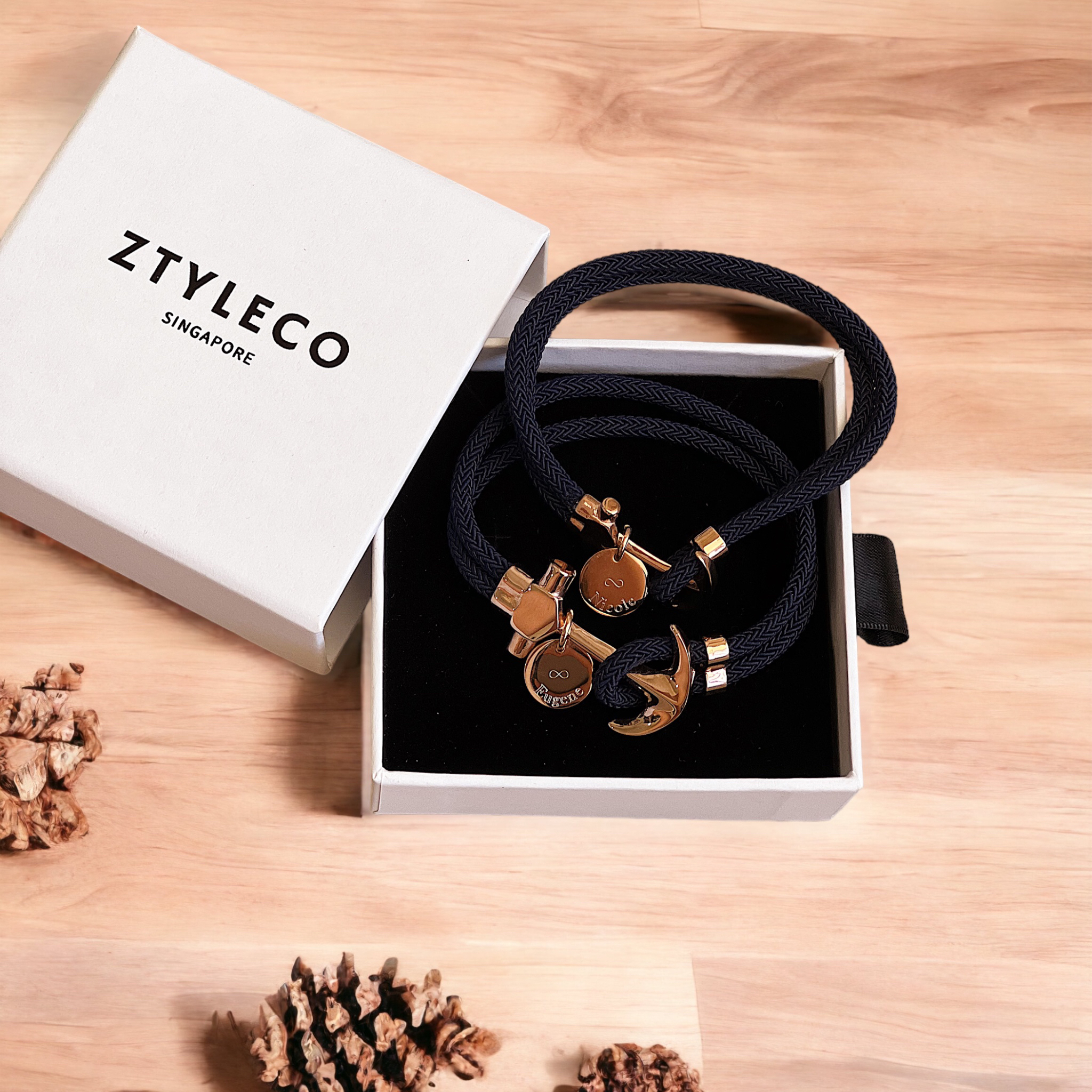 Anchor Bracelet - Couple Set