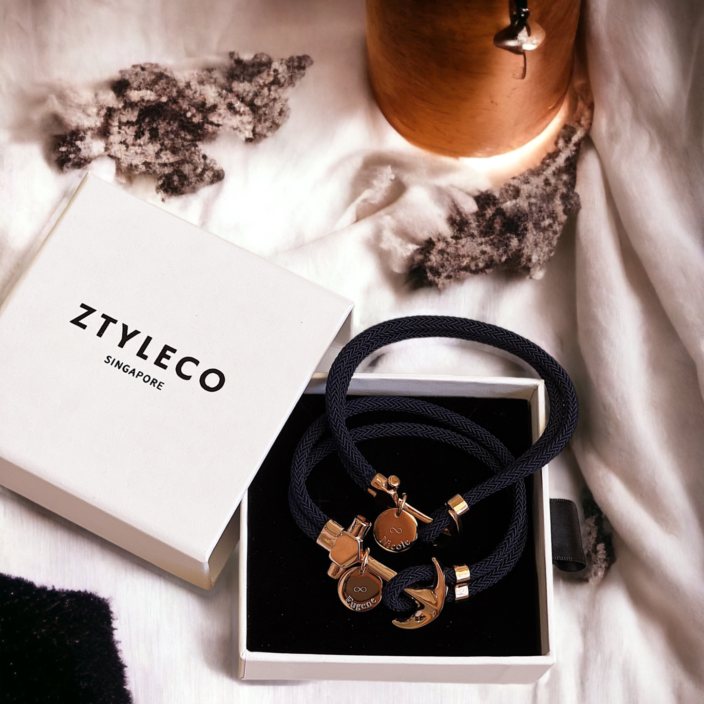 Anchor Bracelet - Couple Set