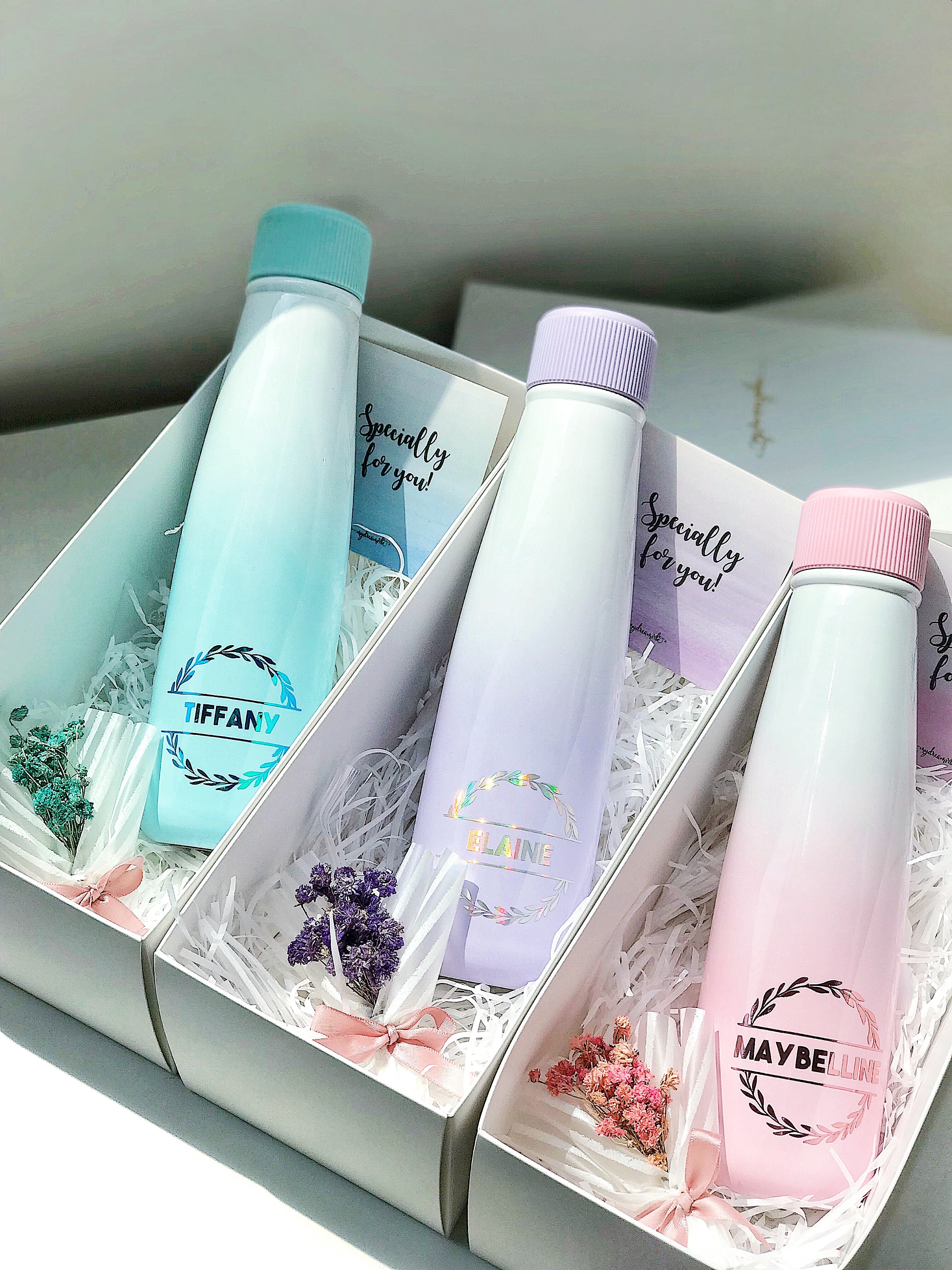 500ml Double Wall Stainless Steel Vacuum Insulated Gradient Water Bottle-MyDreamVibe.Co