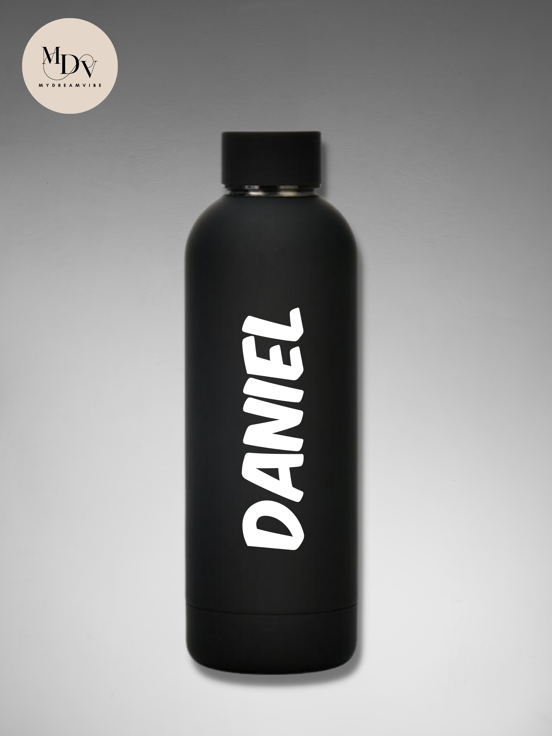 500ml Double Wall Stainless Steel Vacuum Insulated Bottle - BLACK-MyDreamVibe.Co