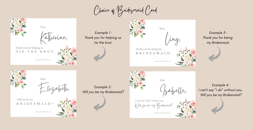 Bridesmaid Gifts Packages