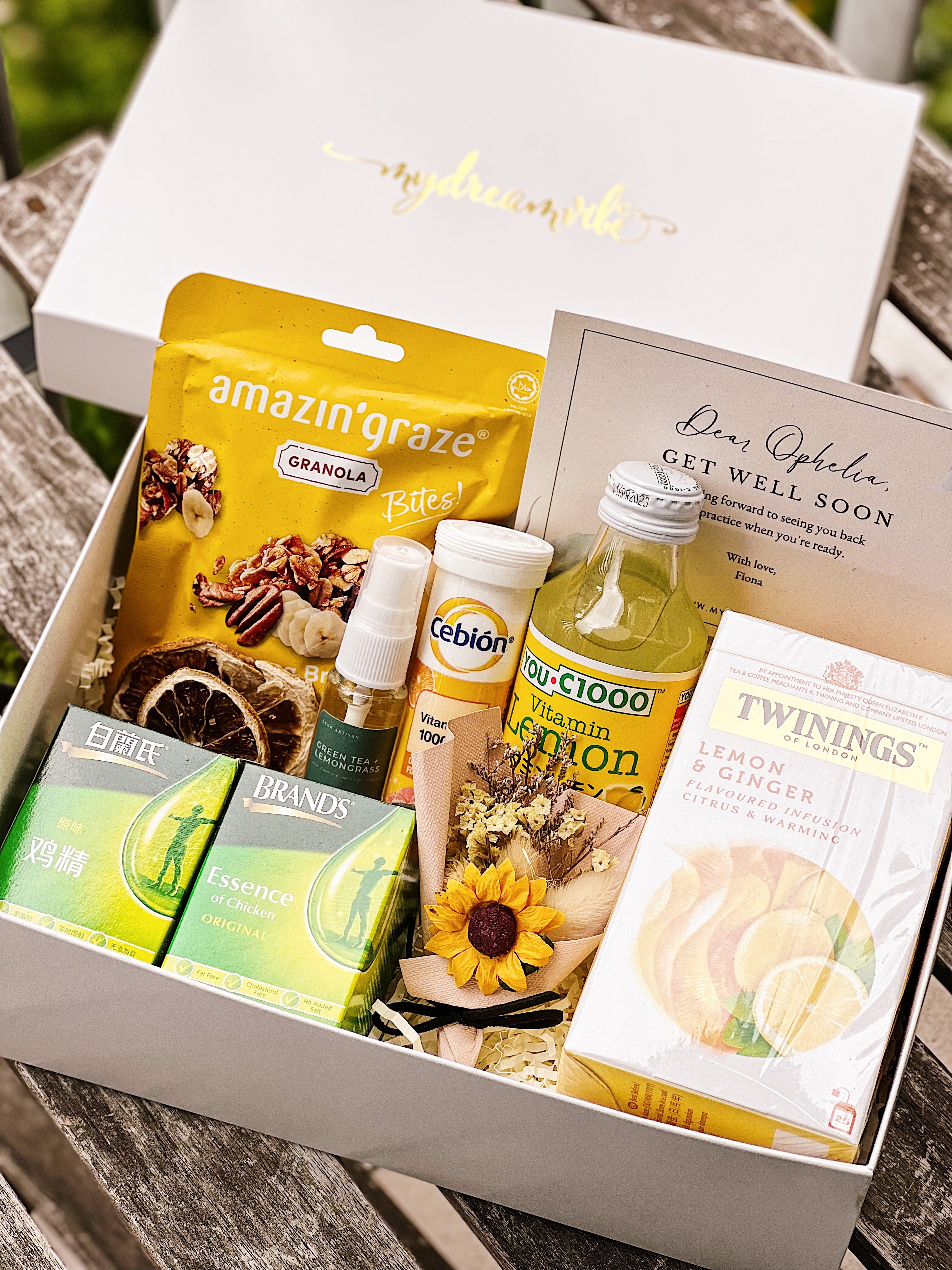 [GET WELL SOON] : Daily Dose of Vitamin Sea in White Gift Box (*NEXT DAY DELIVERY)-MyDreamVibe.Co