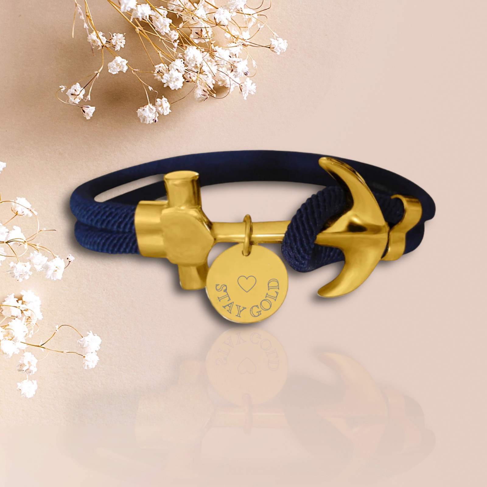 Anchor Bracelet - Gold