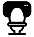 Black Decal - Toilet Bowl V2-MyDreamVibe.Co