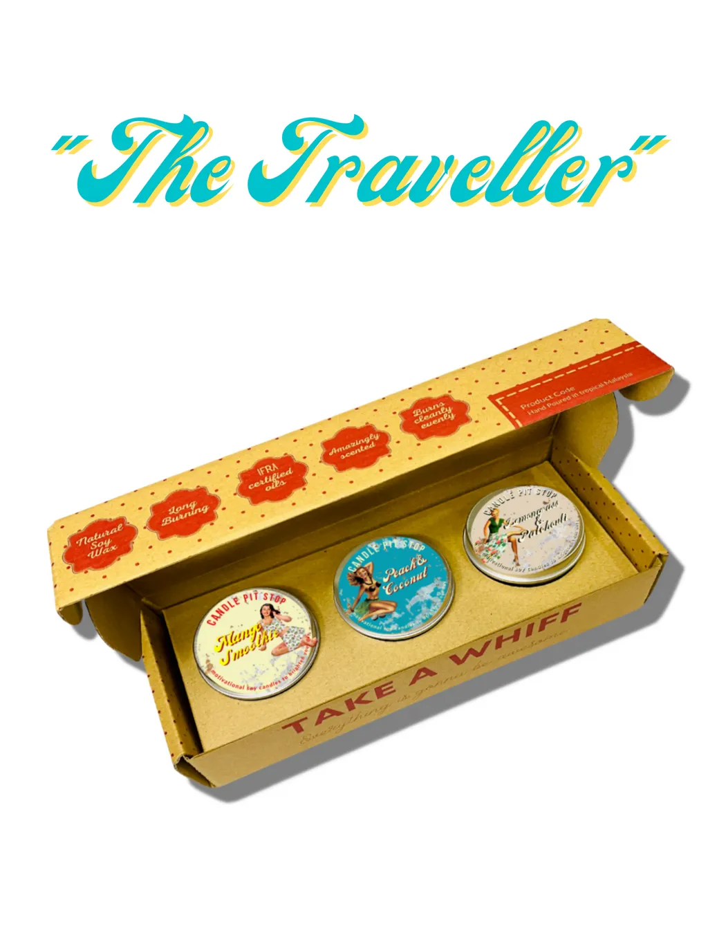 "The Traveller" - Set Of 3 Travel Candles