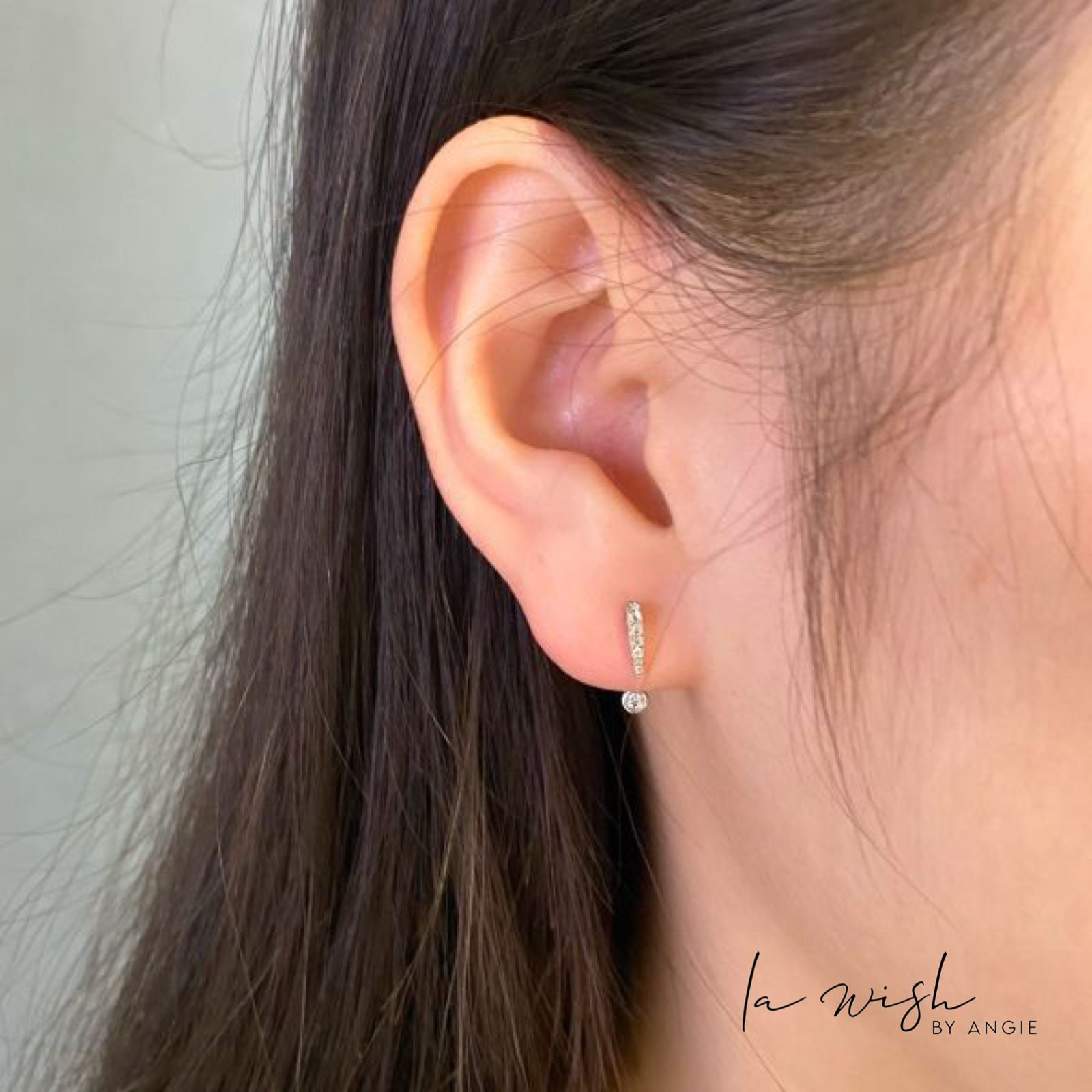 La Wish By Angie Wonderment Duo Stud Earrings