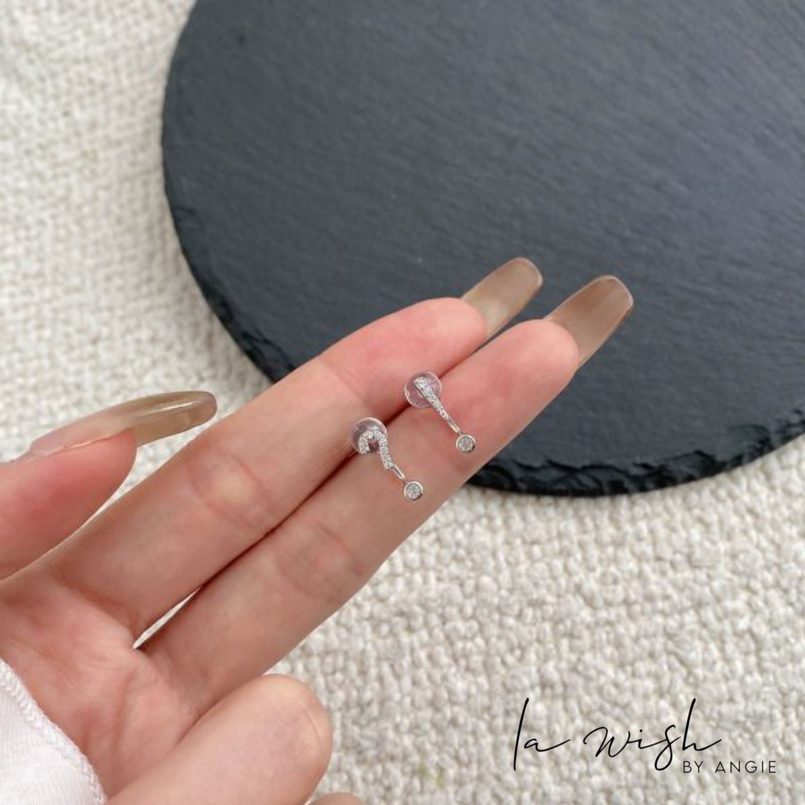 La Wish By Angie Wonderment Duo Stud Earrings