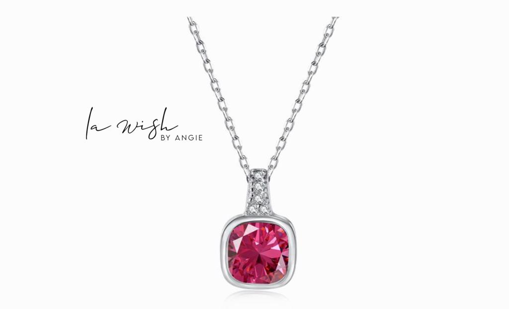 La Wish By Angie Blue Sparkle Necklace