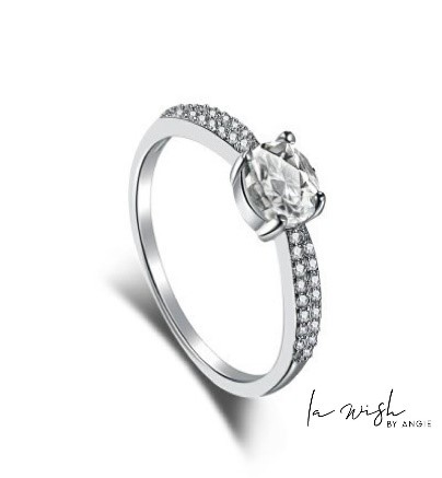 La Wish By Angie Dainty Engagement Ring