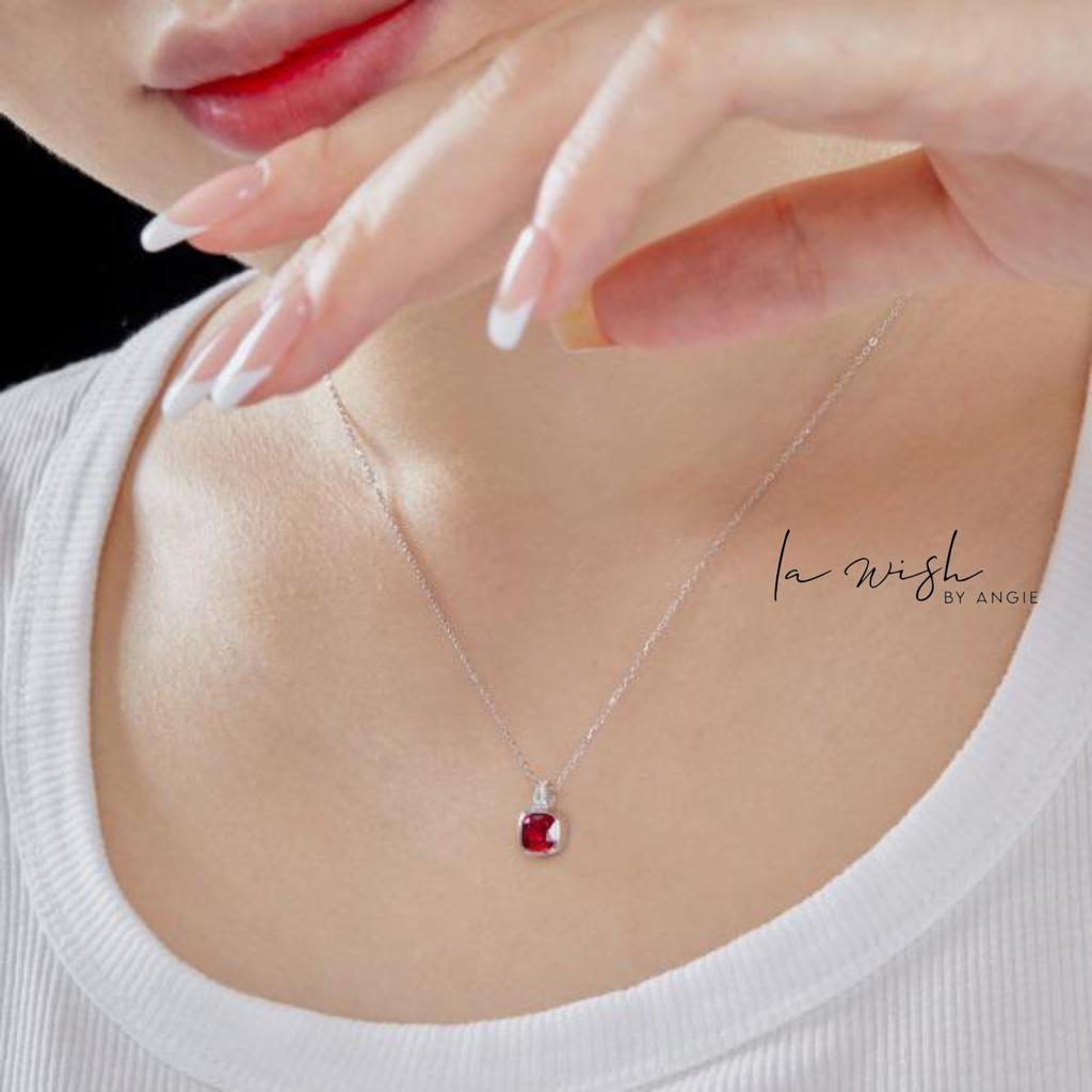 La Wish By Angie Blue Sparkle Necklace