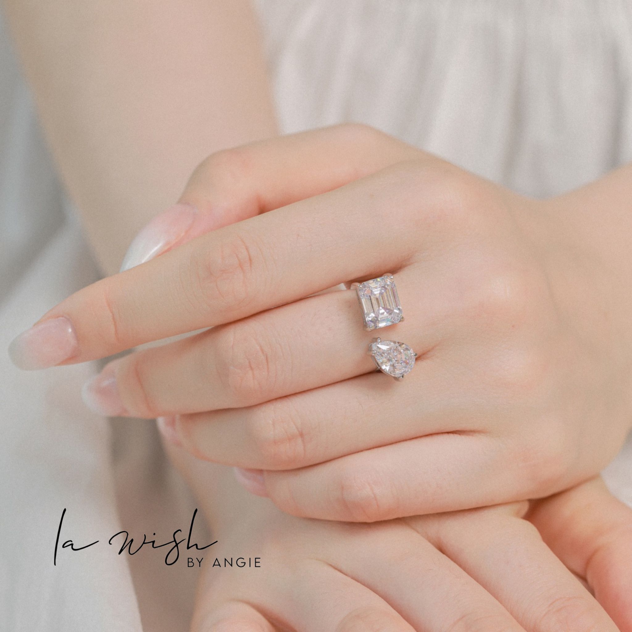 La Wish By Angie Stardom CZ Diamond Ring
