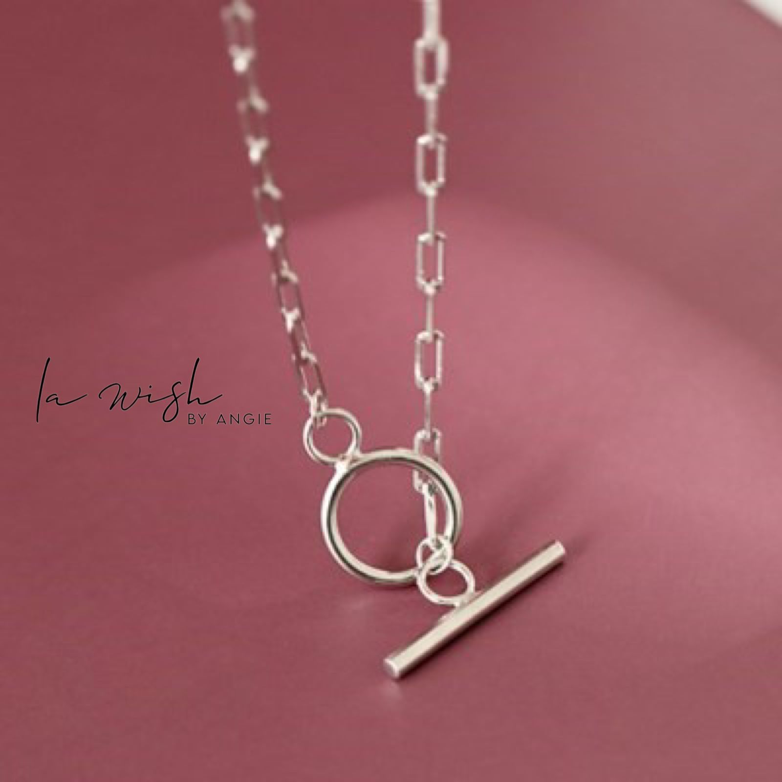 La Wish By Angie Chic Paperclip Chain Necklace