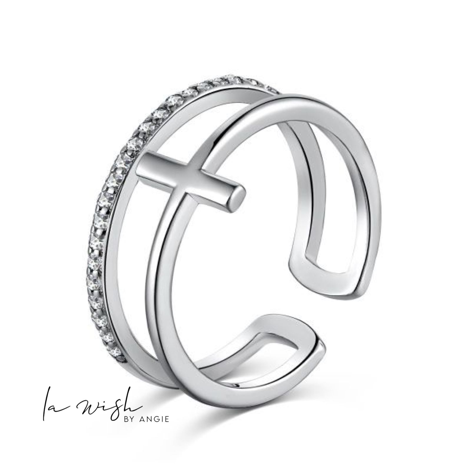 La Wish By Angie Cross My Heart Eternity Ring