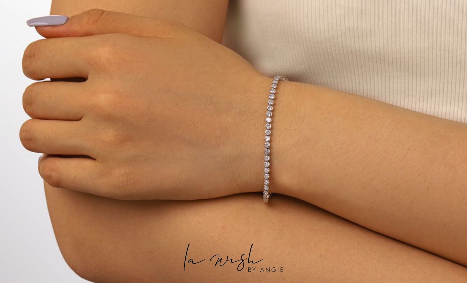 La Wish By Angie Infinite Tennis Bracelet