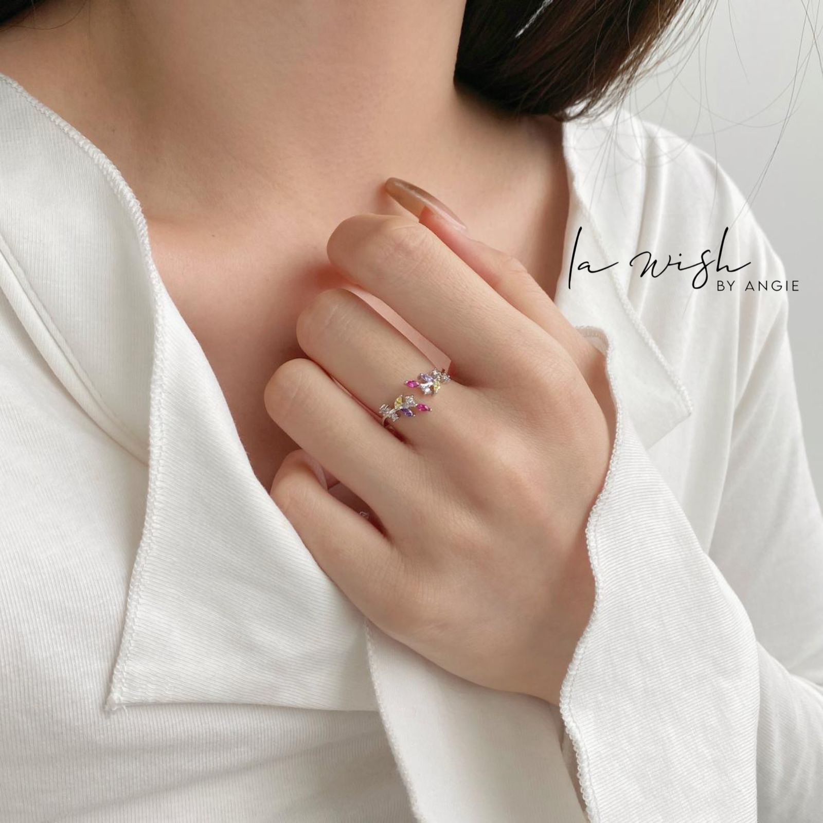 La Wish By Angie Enchanted Petals Ring