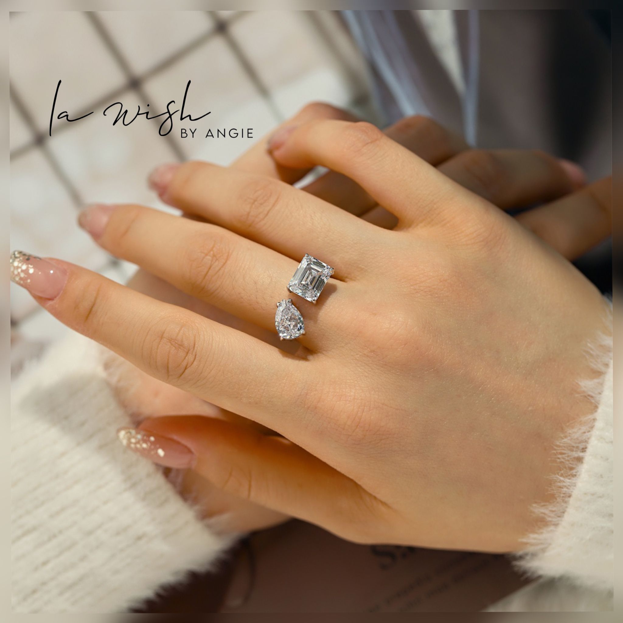 La Wish By Angie Stardom CZ Diamond Ring
